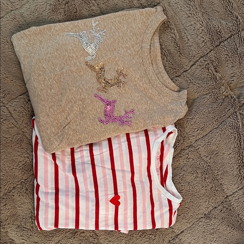 Crewcuts Tan and Red Apparel Set
